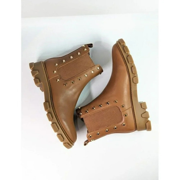 Michael Kors Women's Ridley Studded Lug-Sole Chelsea Booties Size 6.5 MSRP $225 - Picture 6 of 12